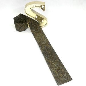 Vintage Rooster Dark Green Batik Tie